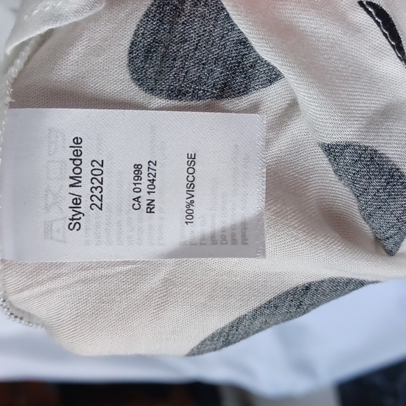 Beautiful Spanner Fitted Polka Dot Front Tie Blouse - M - Picture 7 of 10